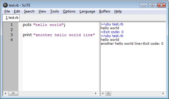 Example Ruby Programs